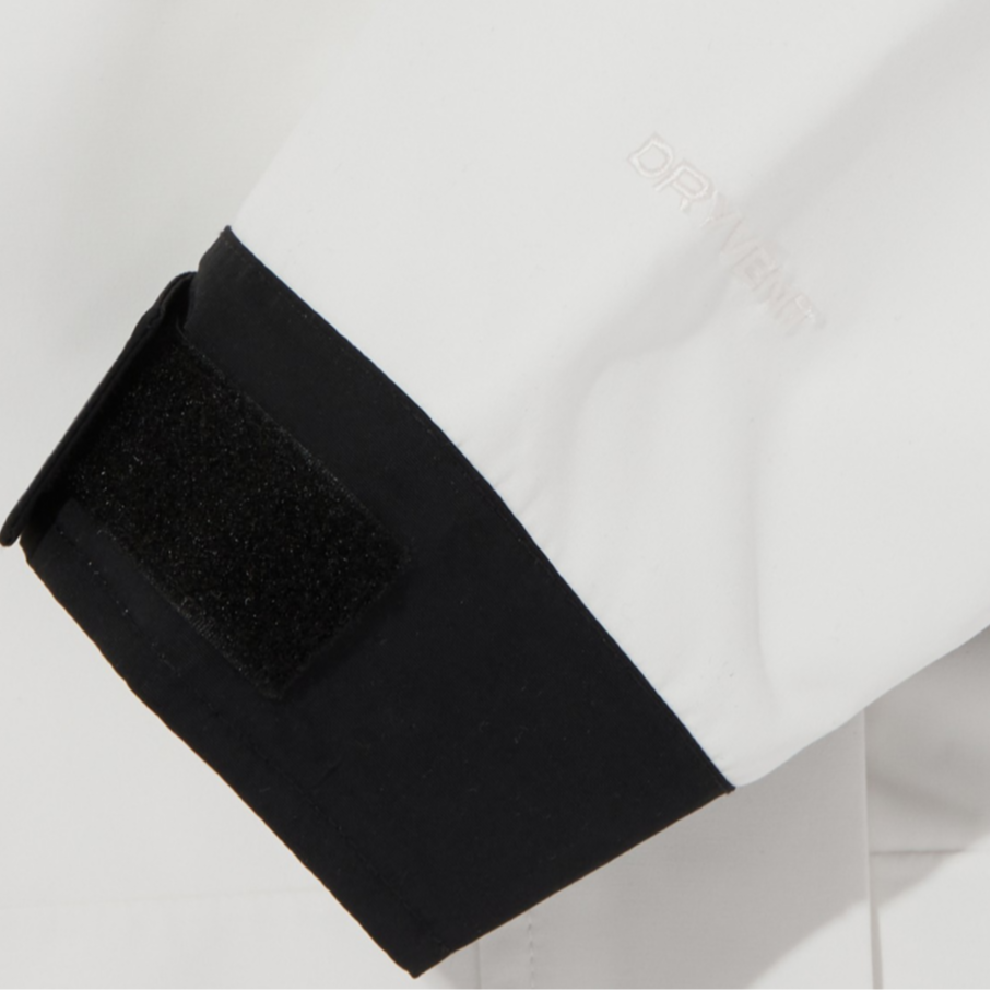 (Women) TNF Ivory Full-Zip Waterproof Jacket with Logo Embroidery NJ2HQ80A 圖 6