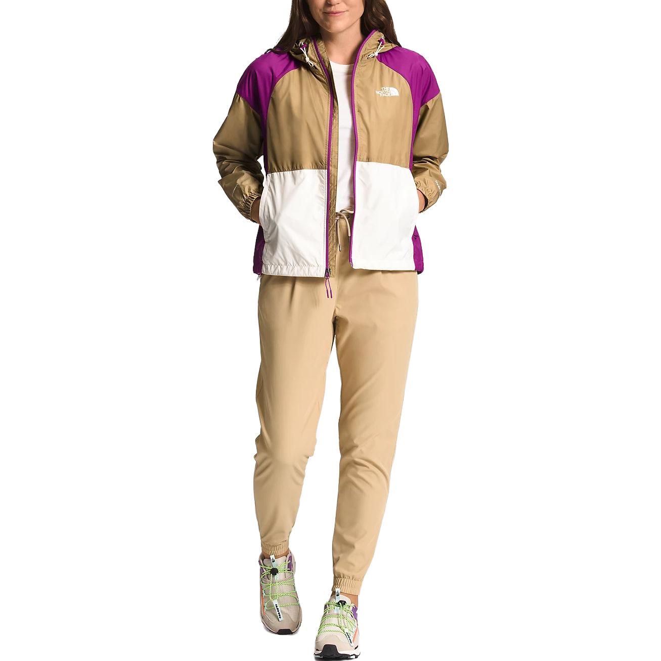 (Women) TNF Khaki Letter Logo Print Hoodie Jacket NF0A5J5W-QK9 圖 3
