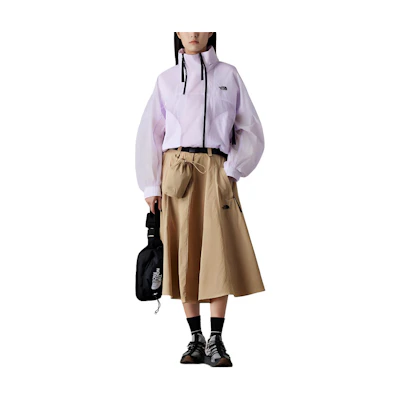 (Women) TNF Lightweight Waterproof Hooded Jacket - Light Purple NF0A8867-PMI