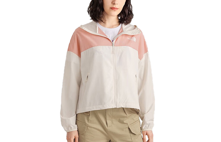 (Women) TNF Lightweight Windbreaker Colorblock Hooded Jacket Outdoor NF0A7WB3-KV9
