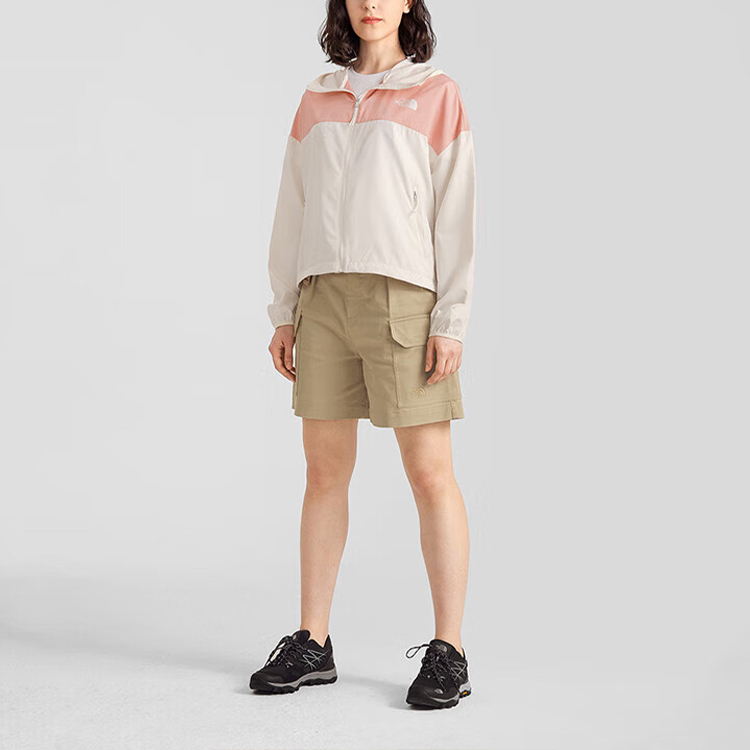 (Women) TNF Lightweight Windbreaker Colorblock Hooded Jacket Outdoor NF0A7WB3-KV9 圖 3