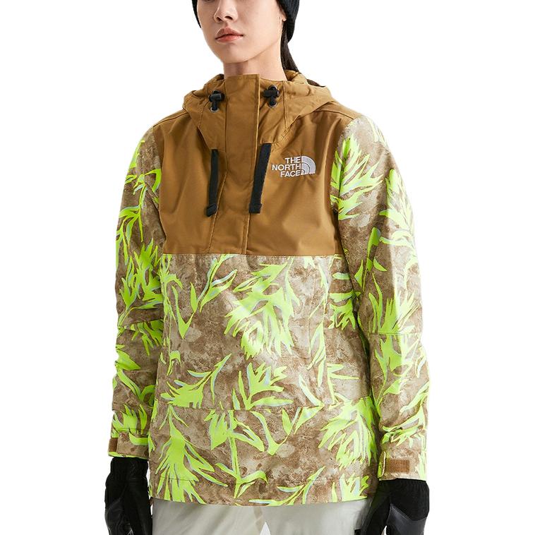 (Women) TNF Logo Brown Softshell Windproof Waterproof Jacket NF0A4R1G-IR7 圖 3