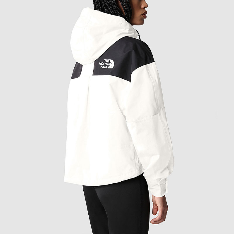 (Women) TNF Logo Embroidered Waterproof Hooded Jacket Gardenia White NFOA3XDC-N3N 圖 5