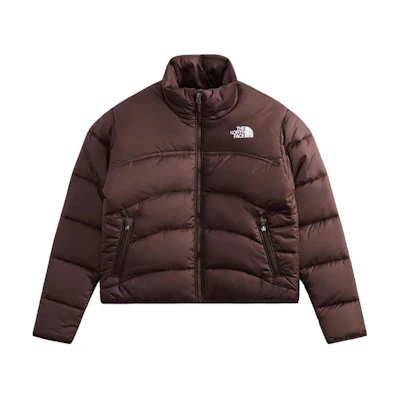 (Women) TNF Logo Embroidered Zip-Up Jacket Maroon NF0A7URF-I0I