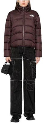 (W) Chaqueta con Cremallera Bordada The North Face Logo Marrón Oscuro NF0A7URF-I0I Order (W) Chaqueta con Cremallera Bordada The North Face Logo Marrón Oscuro NF0A7URF-I0I