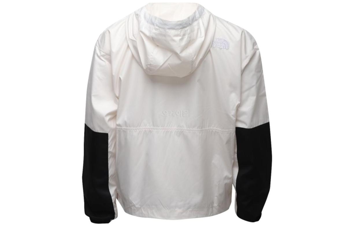 (Women) TNF Logo Graphic Zip-Up Drawstring Hooded Jacket Black/White NF0A4C9H-N3N 圖 3