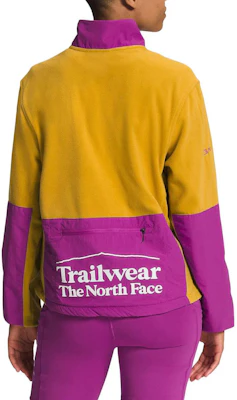 (W) The North Face Logo 半拉鏈套頭衫 黃紫配色 NF0A81XX-P6K Lookbook (W) The North Face Logo 半拉鏈套頭衫 黃紫配色 NF0A81XX-P6K