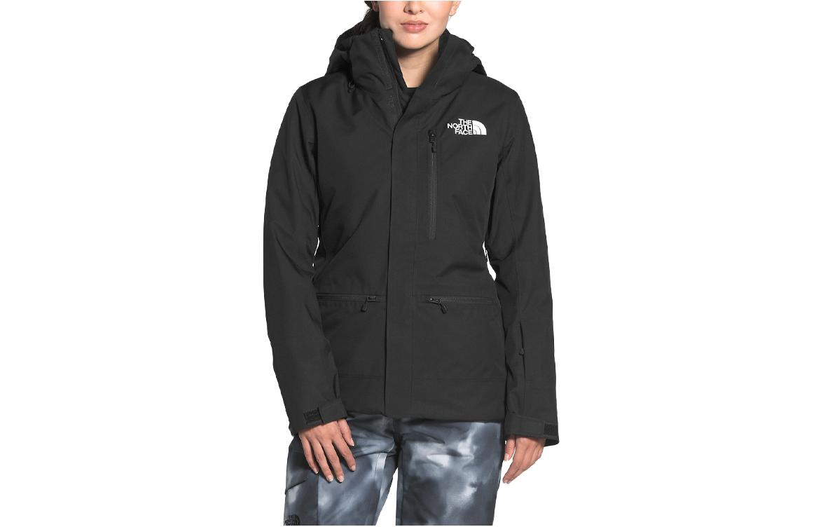 (Women) TNF Logo Hoodie Jacket in Black NF0A4R12-JK3