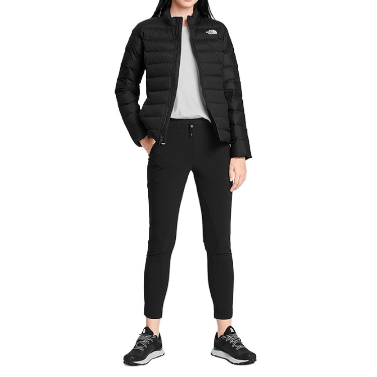 Purchase (W) The North Face 黑色拉鏈戶外夾克 帶有標誌印花 NF0A4NAG-JK3