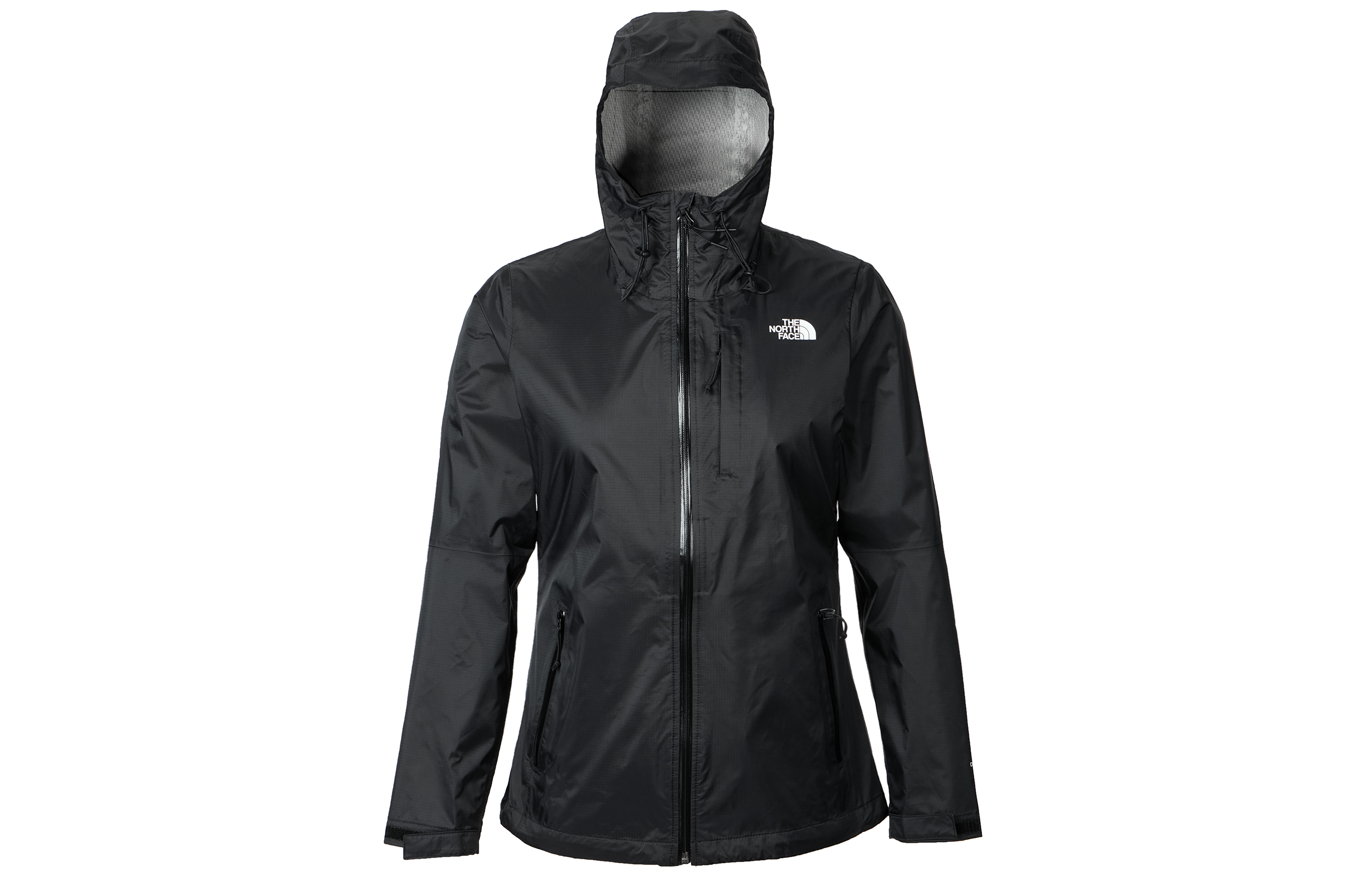 (Women) TNF Logo Print Hoodie Jacket - Black NF0A7QAR-JK3