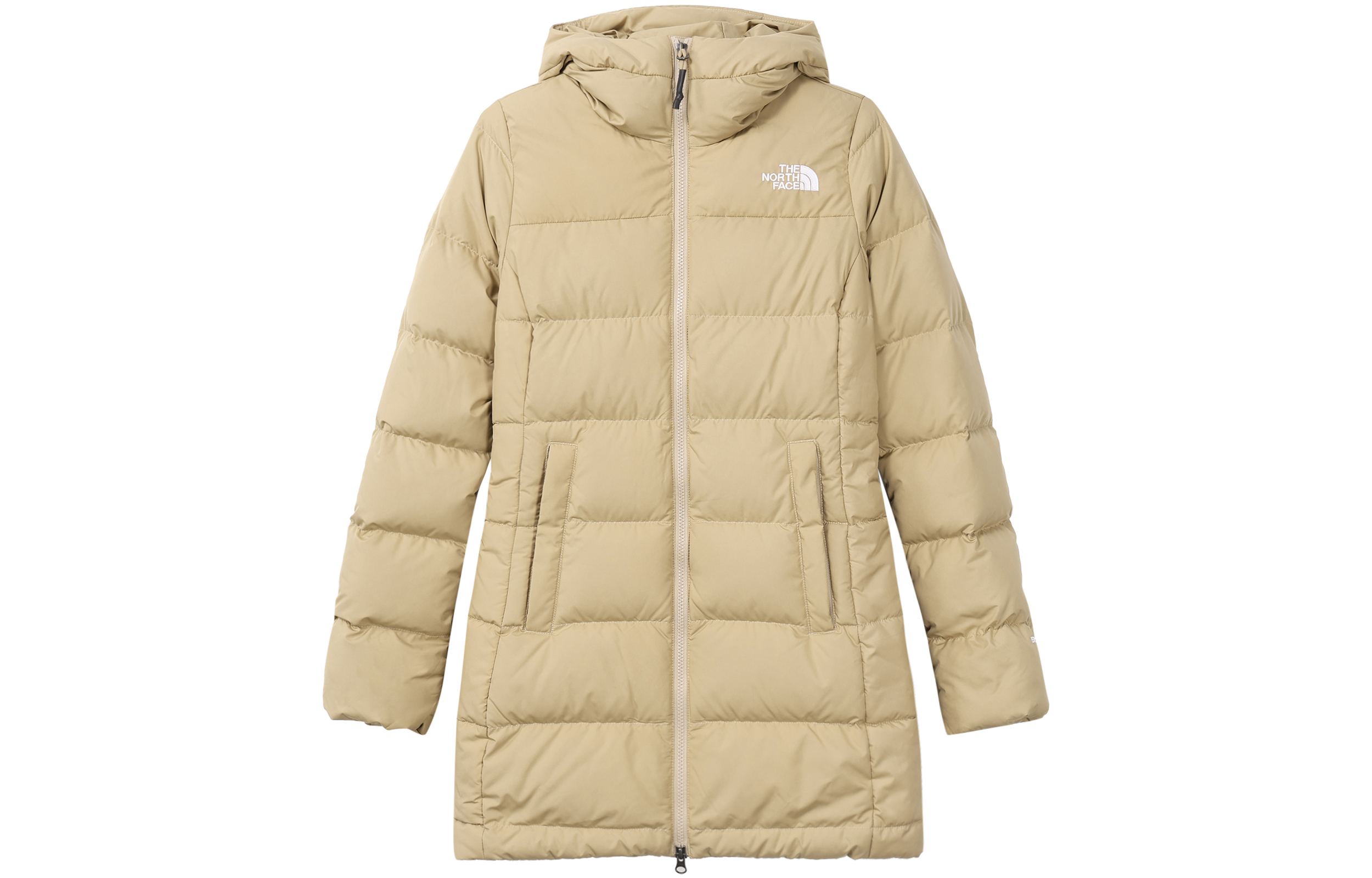 Buy (W) The North Face Abrigo Largo Acolchado con Logo en Caqui. NF0A4R31-H7E