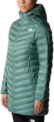 (W) The North Face 綠色連帽拉鍊印花長版外套 NF0A85AH-ONQ Details for (W) The North Face 綠色連帽拉鍊印花長版外套 NF0A85AH-ONQ