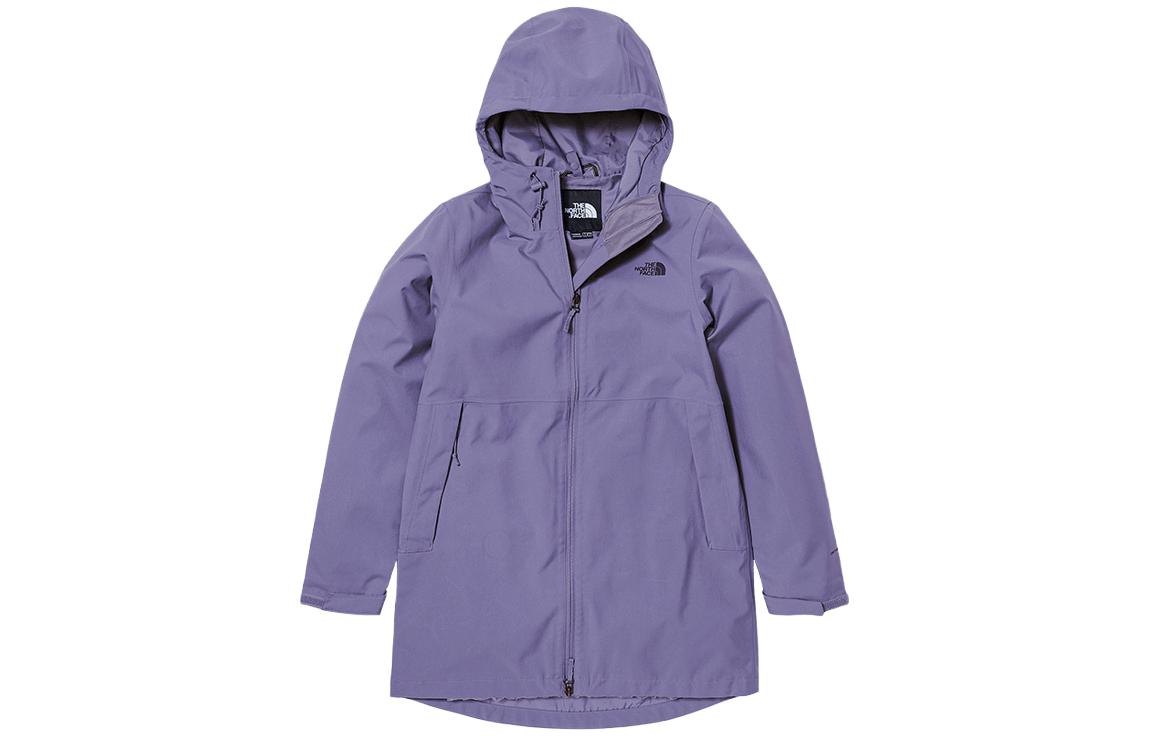 (Women) TNF Logo Print Purple Waterproof Windproof Jacket NF0A7QSV-N14