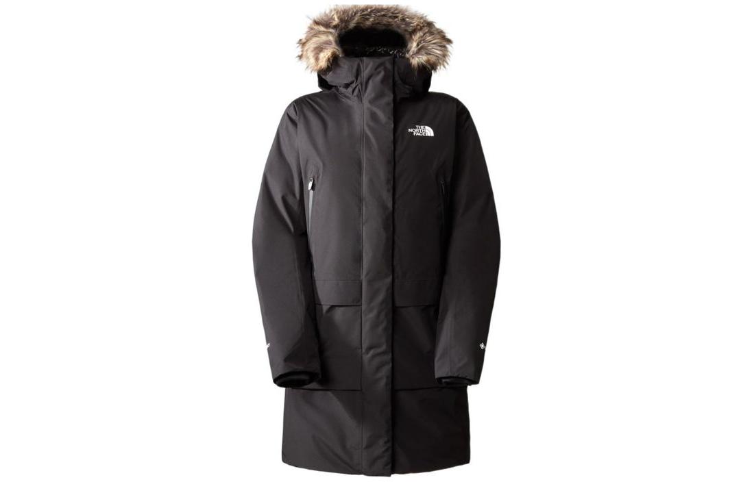 (Women) TNF Logo Zip-Up Down Jacket Black NF0A84J7-JK3
