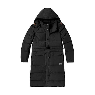 (Women) TNF Long Down Jacket Plain Color 7QFH