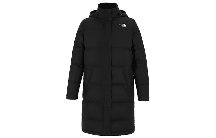 (Women) The North Face Long Hooded Down Coat Black Winter Edition NF0A5AYQ-JK3