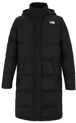 (Women) The North Face Long Hooded Down Coat Black Winter Edition NF0A5AYQ-JK3 Buy (Women) The North Face Long Hooded Down Coat Black Winter Edition NF0A5AYQ-JK3