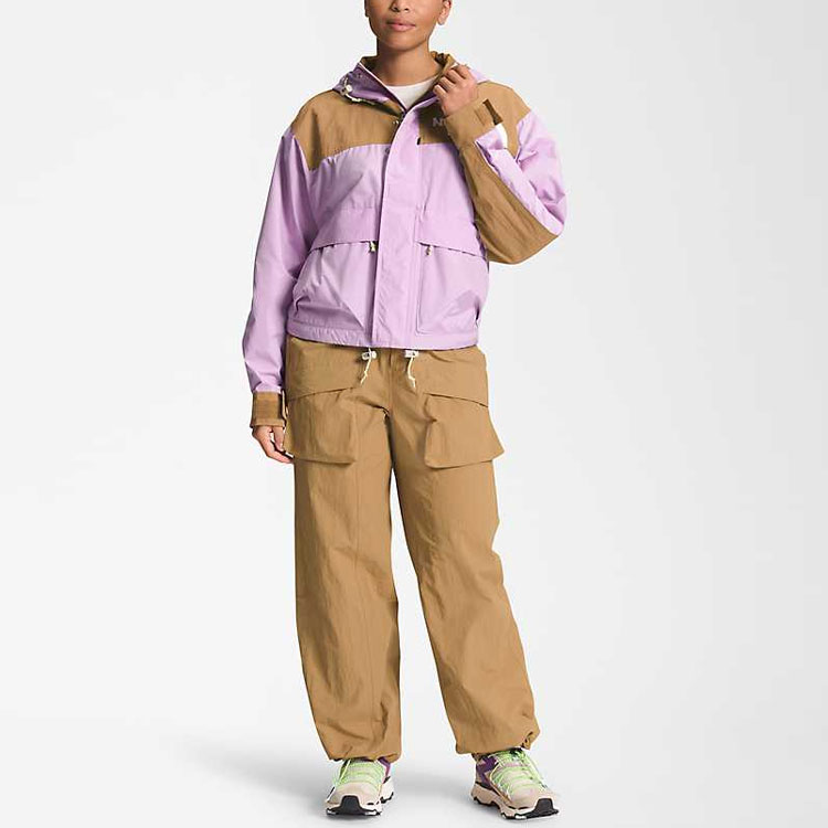 Shop (W) 더 노스 페이스 로우파이 하이텍 SS23 핑크 방수 방풍 재킷. NF0A7ZYT-YK5