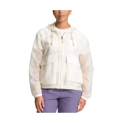 (Women) TNF M66 Two-Tone Print Hooded Jacket - Off-White NF0A7ZZH-N3N