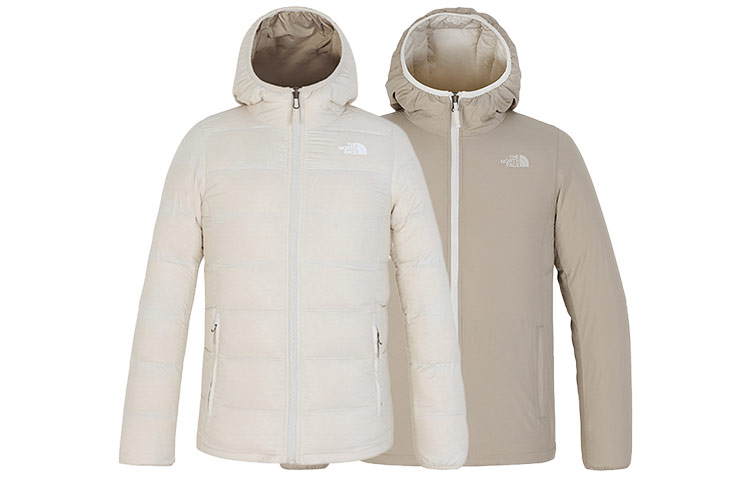 (Women) TNF Manchuria Reversible Down Jacket Cream Winter Coat NF0A5AY2-228