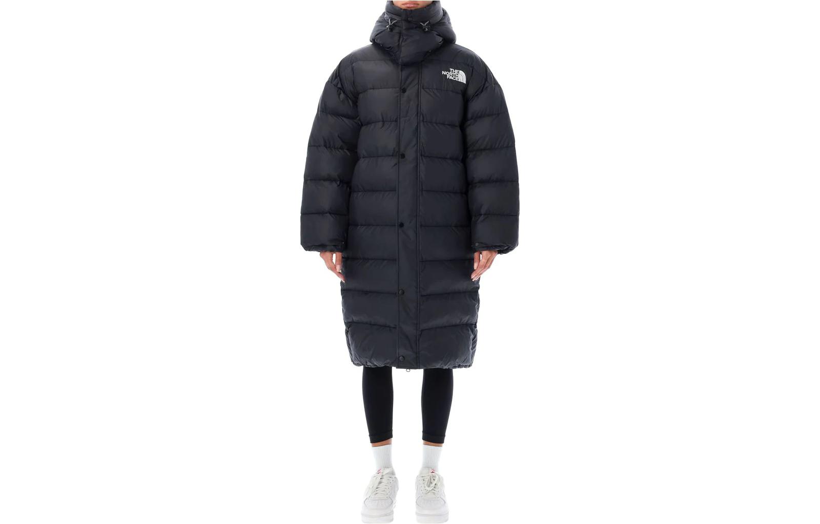 (Women) TNF Mid-Length Logo Hoodie Jacket Black NF0A82F6N-JK3