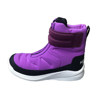 (W) The North Face Nuptse II Strap Waterproof Boots 'Sweet Violet TNF Black'