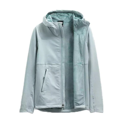 (Women) TNF Mint Green Logo Fleece Windproof Hoodie NF0A4R7C-0LL