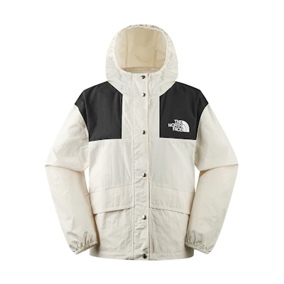 (Women) TNF Mountain Water-Resistant Hooded Jacket Off-White NF0A5JXO-QLI
