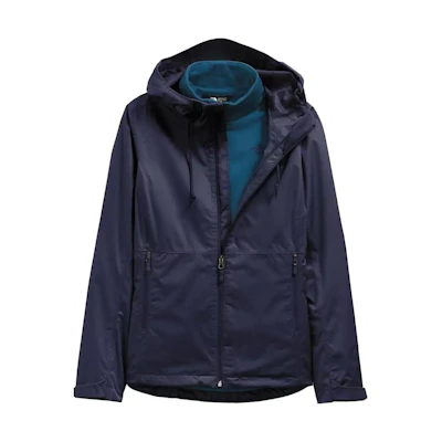 (Women) TNF Navy Blue Solid 3-in-1 Hooded Jacket Nf0A30C48K2