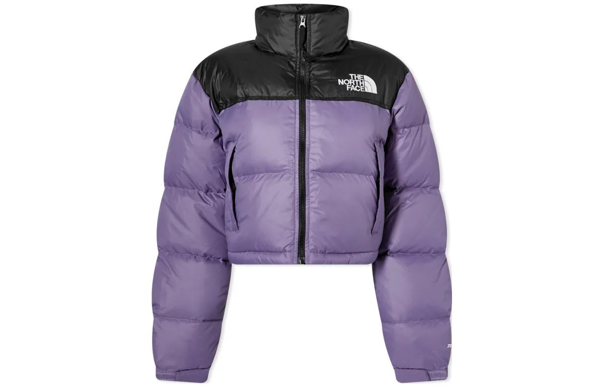 (Women) The North Face Nuptse Bicolor Down Jacket in Purple NF0A5GGE-N14-正常