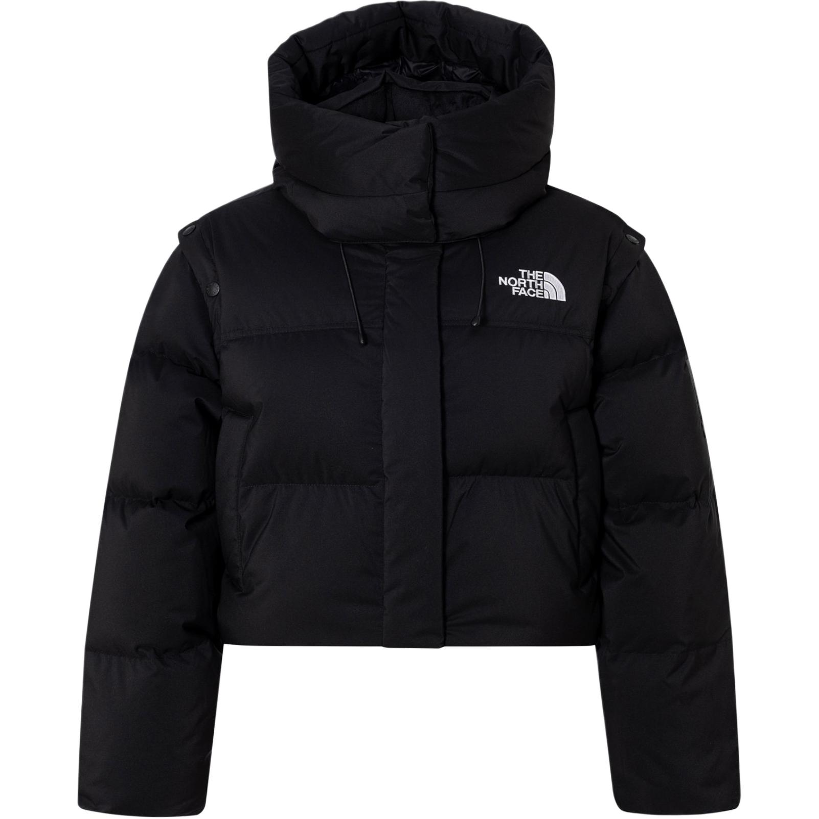 (Women) TNF Nuptse Dryvent Down Jacket, Waterproof, Black. NJ1DQ86J