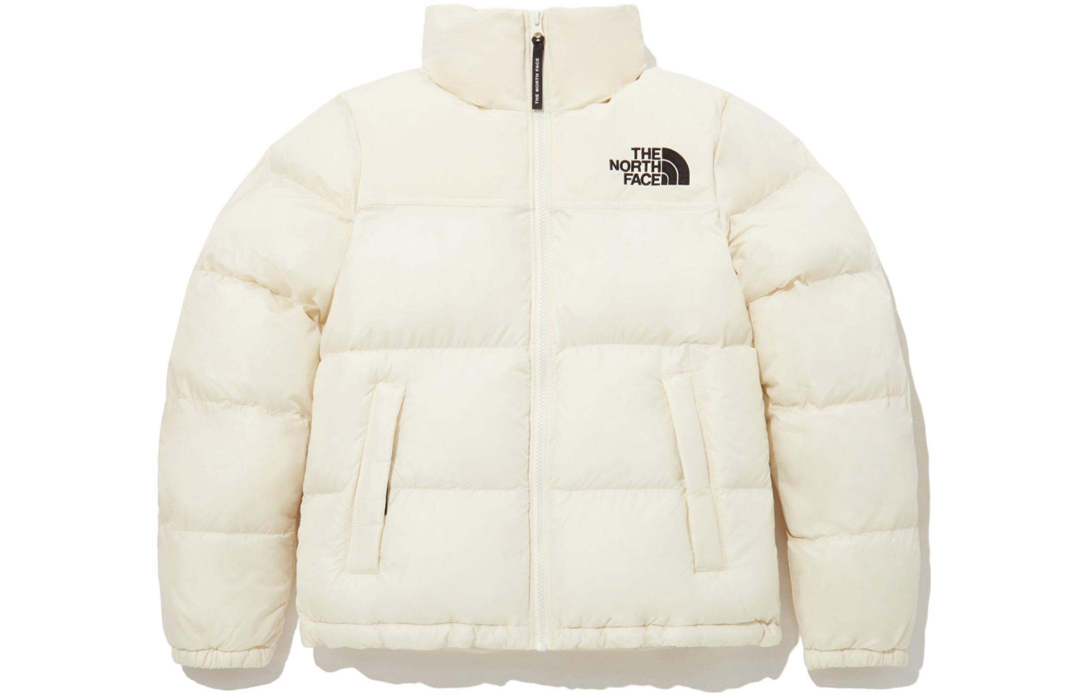 (Women) The North Face Nuptse FW23 Cream Packable Hooded Jacket NJ3NP85A