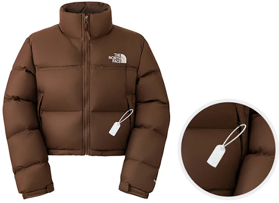 (W) ザ・ノース・フェイス ヌプシ FW24 ブラウン レトロ ショート ダウンジャケット NF0A5GGE-1OI Buy (W) ザ・ノース・フェイス ヌプシ FW24 ブラウン レトロ ショート ダウンジャケット NF0A5GGE-1OI