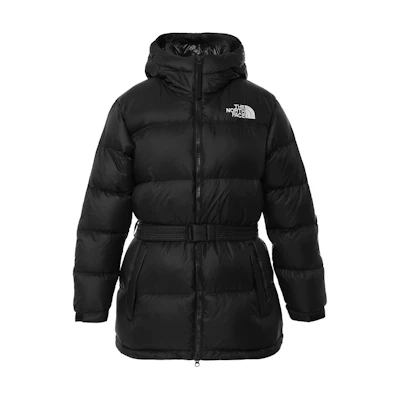 (Women) TNF Nuptse Hooded Down Jacket Black NF0A5GIL-JK3