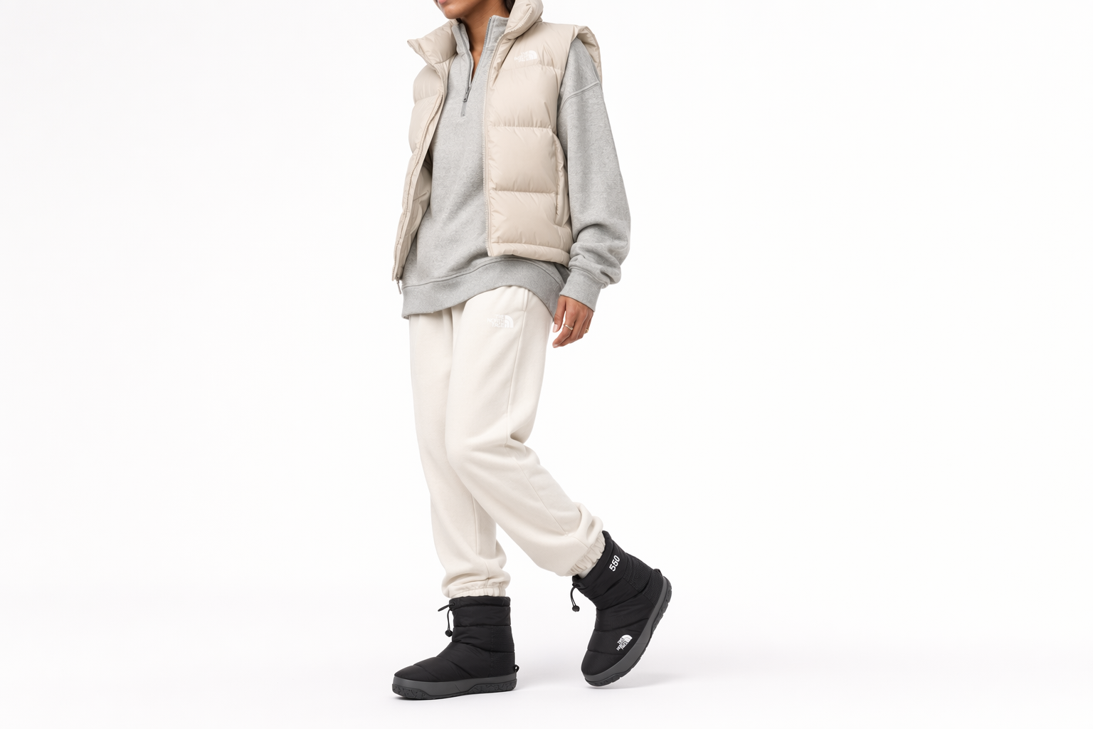 Order (W) The North Face Nuptse 中帮'黑色' NF0A5LWC-KT0