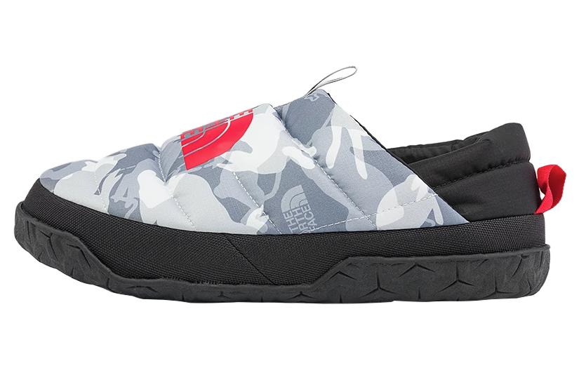 (Women) The North Face Nuptse Mule 'Black White' 5G2B-JBO