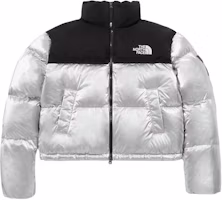 (Women) The North Face Nuptse Novelty Down Jacket Silver NJ1DP87J (Women) The North Face Nuptse Novelty Down Jacket Silver NJ1DP87J
