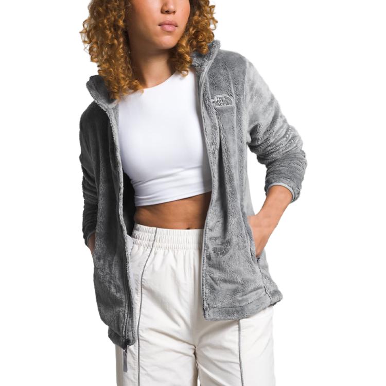 (Women) TNF Osito High Neck Zip-Up Jacket Women’s Grey NF0A7UQJ-A91 圖 4