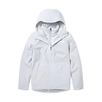 (Women) TNF Outdoor Waterproof Insulated Jacket - Gray NF0A46IC-9B8