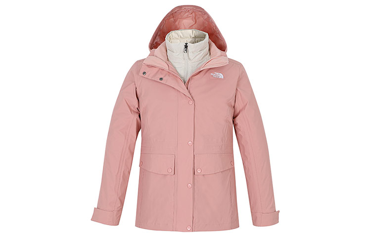 (Women) TNF Pink 3-in-1 Waterproof 550 Down Winter Jacket NF0A7WAZ-5Z9