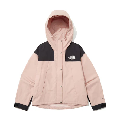 (Women) TNF Pink Crop Mountain Dry Logo Zip Hooded Jacket NJ2HN80B