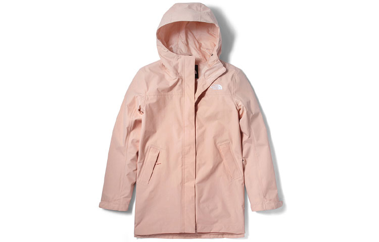 (Women) TNF Pink DryVent Waterproof Breathable Hooded Softshell Jacket NF0A4NEH-UBF 圖 2
