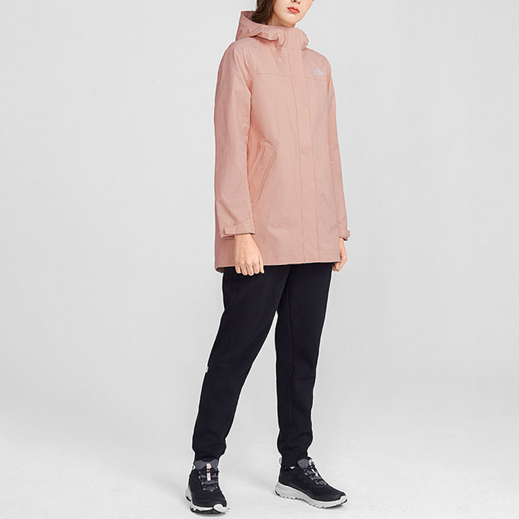 (Women) TNF Pink DryVent Waterproof Breathable Hooded Softshell Jacket NF0A4NEH-UBF 圖 5