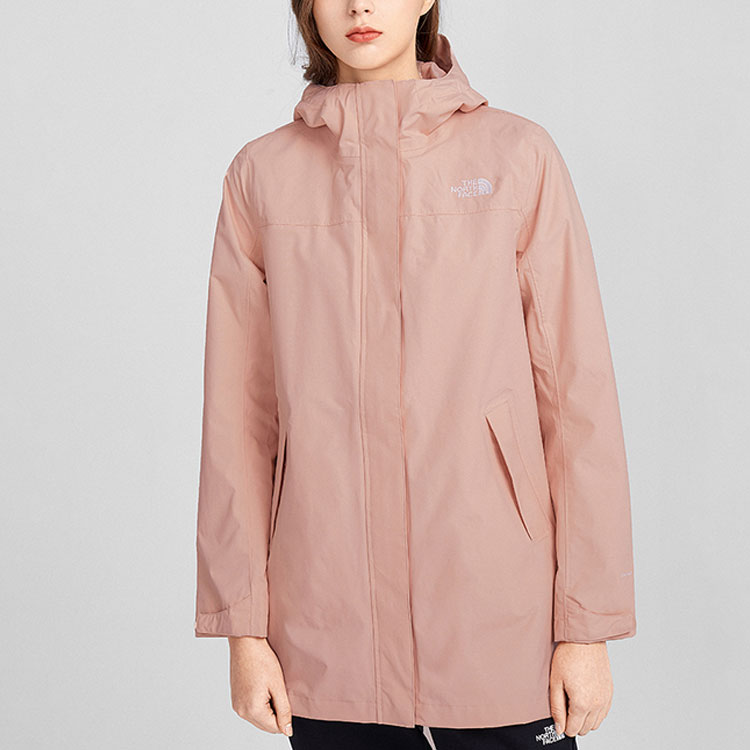 (Women) TNF Pink DryVent Waterproof Breathable Hooded Softshell Jacket NF0A4NEH-UBF 圖 6