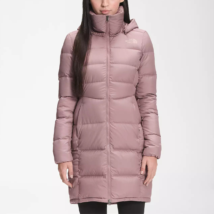 (Women) THE NORTH FACE Pink Logo Down Hoodie Winter Jacket NF0A5GDS-0TA 圖 3
