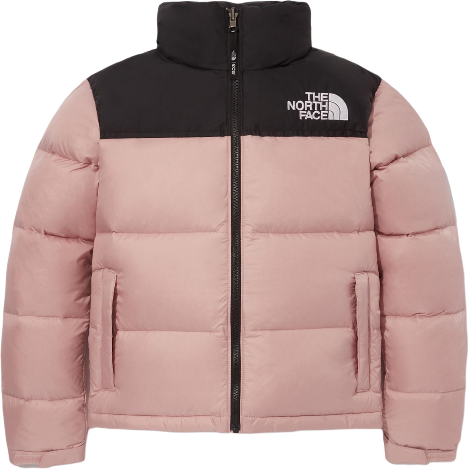Buy (W) The North Face Chaqueta Acolchada Rosa con Logo y Cremallera en Contraste. NJ1DQ85E