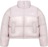 (Women) The North Face Pink Nuptse Logo Puffer Down Jacket NJ1DQ85L (Women) The North Face Pink Nuptse Logo Puffer Down Jacket NJ1DQ85L