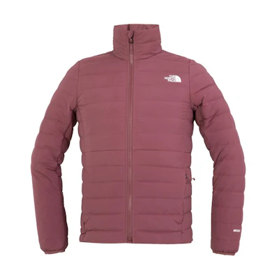 (Women) TNF Pink Puffer Jacket with Logo Print NF0A7QW9-6R4
