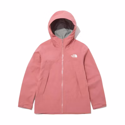 (Women) TNF Pink Solid Logo Print Long Sleeve Jacket NJ2HP35C