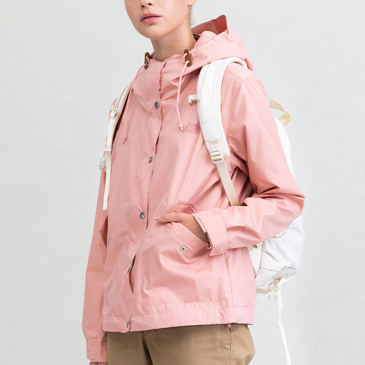 (Women) TNF Pink Windproof Hooded Outdoor Jacket NF0A5AYD-0LA 圖 4
